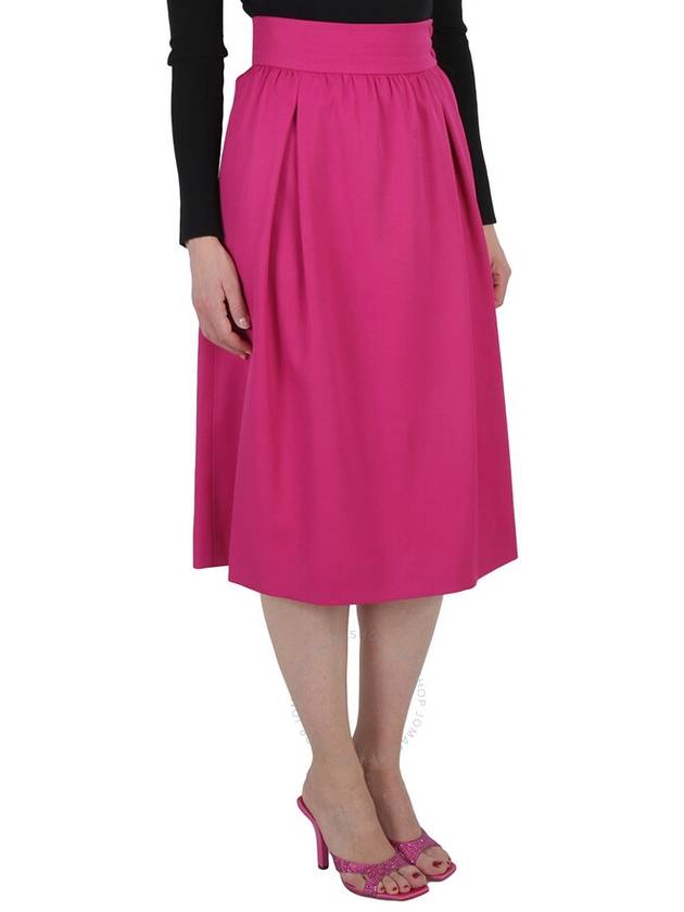 Moschino Ladies Fuchsia Flared Midi Skirt, Brand Size 36 (US Size 2) - MOSCHINO - BALAAN 3