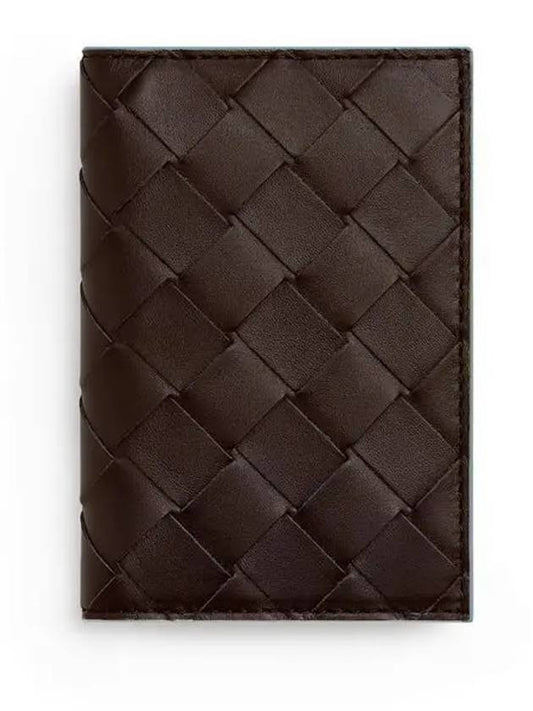 Intrecciato Flap Calfskin Card Holder Fondant - BOTTEGA VENETA - BALAAN 2