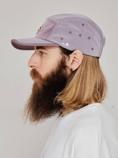 Overfit Two-Tone Camp Cap Ripstop Purple - AKAW - BALAAN 1