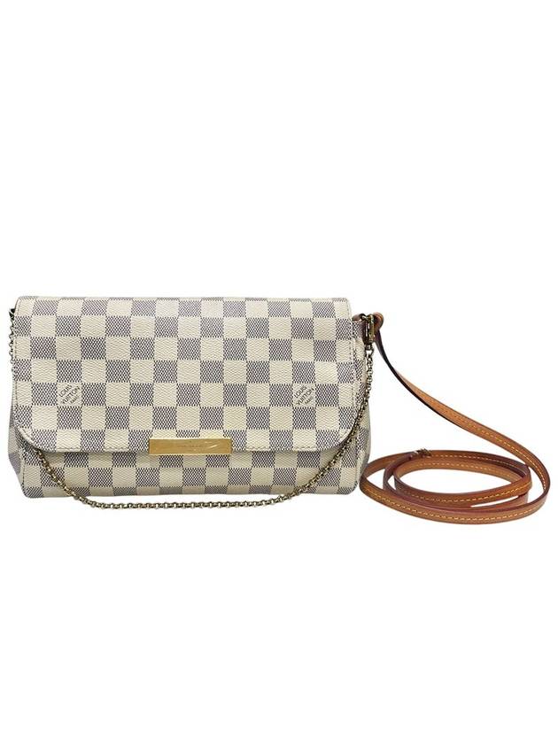 N41275 Damier Azur Favorite MM Cross Bag - LOUIS VUITTON - BALAAN 1