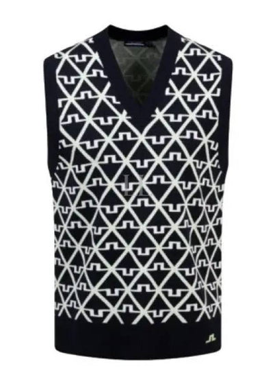 Golf Elian Knit Vest Black - J.LINDEBERG - BALAAN 2