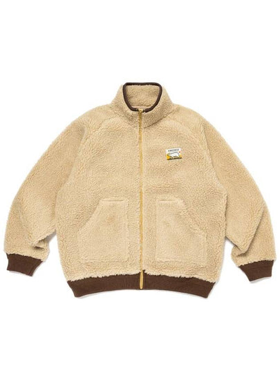 Boa Fleece Zip-Up Jacket Beige - HUMAN MADE - BALAAN 2