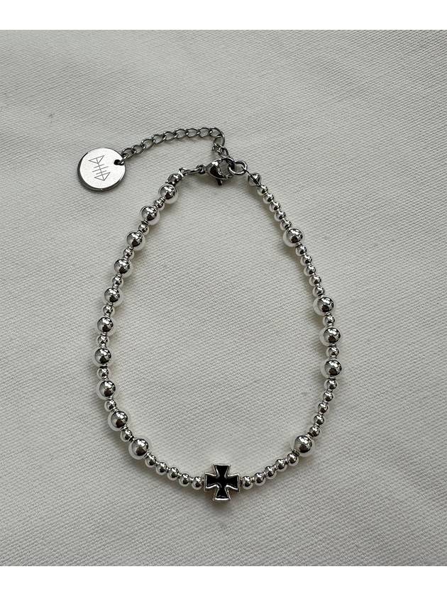 silver cross bracelet - BLEAK BAKE - BALAAN 1