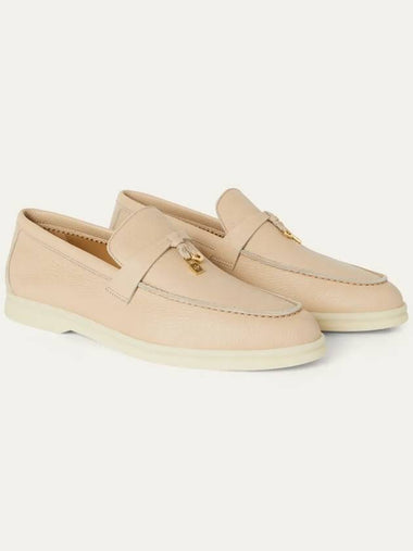 37 Babouche Summer Charm Work Women s Loafers Deer Leather - LORO PIANA - BALAAN 1