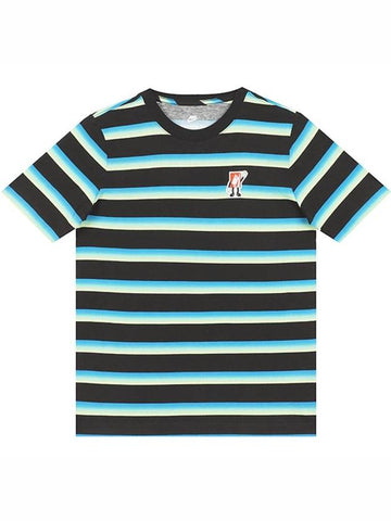 Genuine Junior Sportswear Striped Tee FD0843 010 - NIKE - BALAAN 1