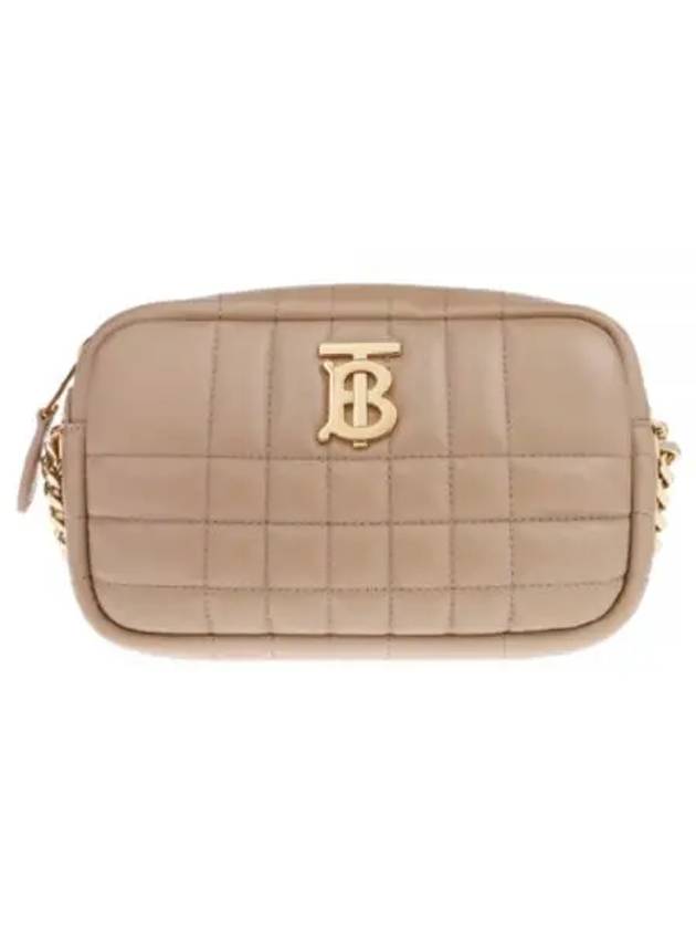 Women's Lola Quilted Mini Camera Cross Bag Haute Beige - BURBERRY - BALAAN 2