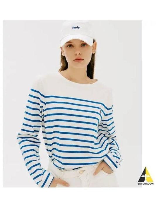 Boat neck striped t shirt KD2RLF1101FOWH - KEDS - BALAAN 1