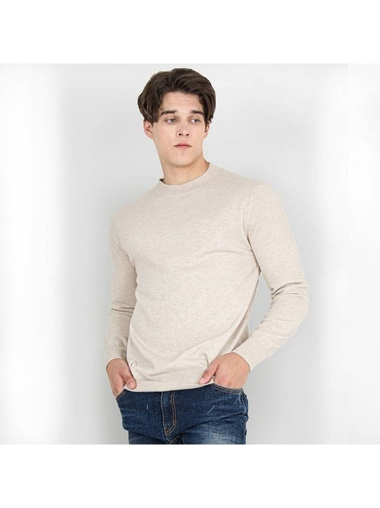 Traverto Basic Round Knit OATMEAL - GOLD PERCENT - BALAAN 2