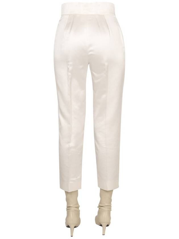 Geisha Straight Pants Optical White - MAX MARA - BALAAN 5