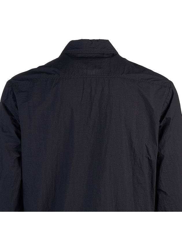 Men's Lens Wappen Taylon L Long Sleeve Shirt Black - CP COMPANY - BALAAN 6