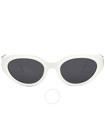 Michael Kors Empire Grey Solid Oval Ladies Sunglasses MK2192 310087 53 - MICHAEL KORS - BALAAN 1