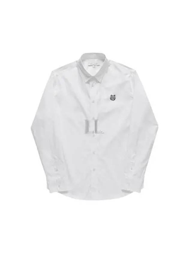 Bold Fox Head Long Sleeve Shirt White - MAISON KITSUNE - BALAAN 2