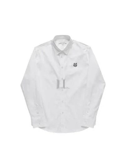 Bold Fox Head Long Sleeve Shirt White - MAISON KITSUNE - BALAAN 2