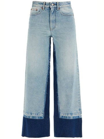 flared color-block jeans - MAISON MARGIELA - BALAAN 1