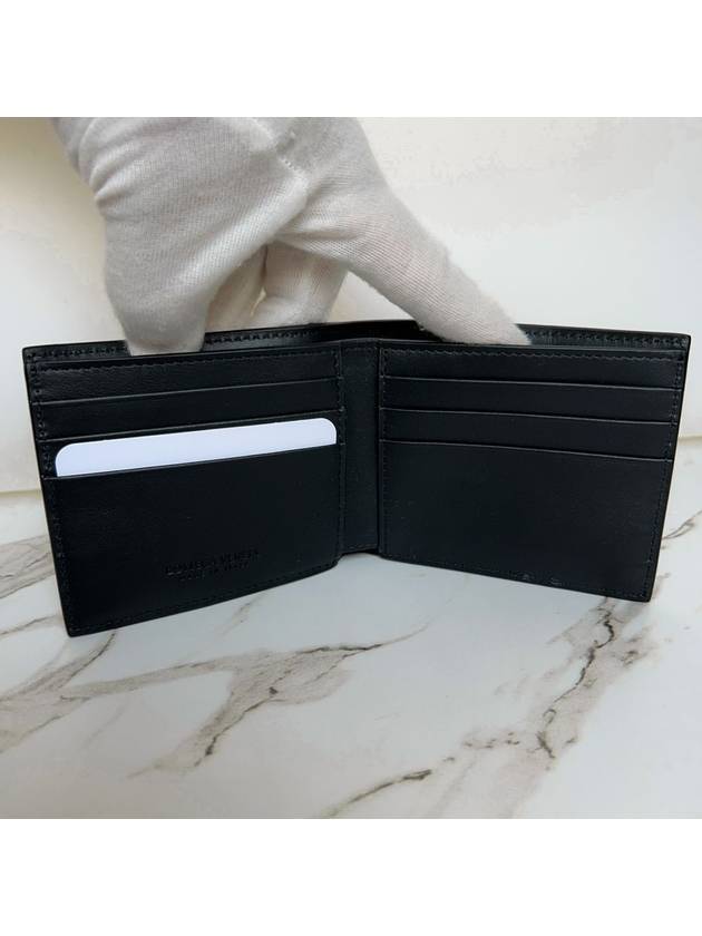 Intrecciato Cassette Half Wallet Black - BOTTEGA VENETA - BALAAN 8