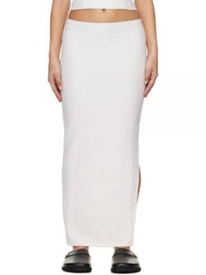 Salome Long H-line Skirt White - A.P.C. - BALAAN 2