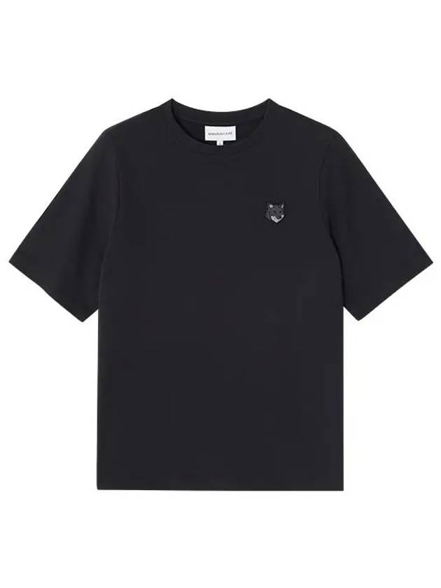 Bold Fox Head Patch Comfort Short Sleeve T-Shirt Black - MAISON KITSUNE - BALAAN 2