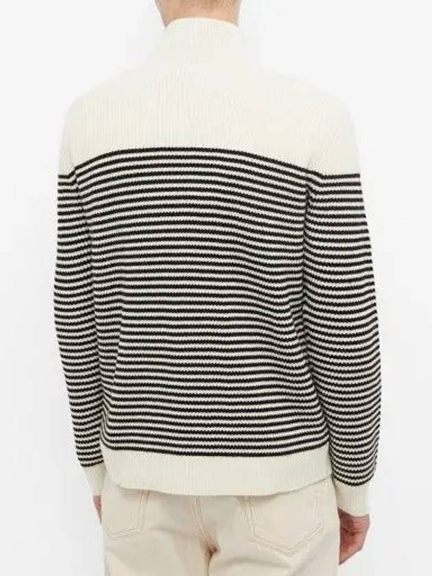 Logo Striped Puller Jumper Knit Top Black - JW ANDERSON - BALAAN 5