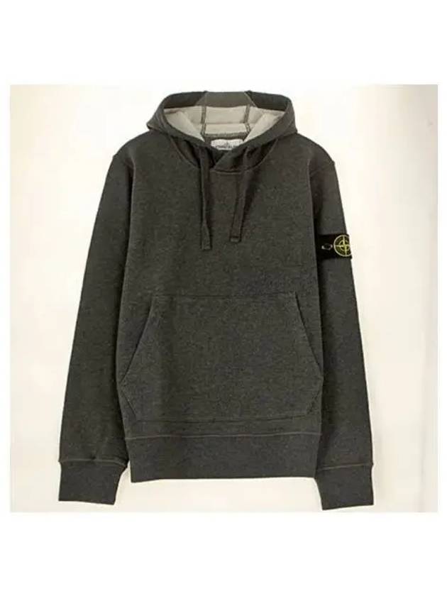 721564151 V0M67 Wappen Hooded Sweatshirt Charcoal Men s TEO 270608 - STONE ISLAND - BALAAN 1