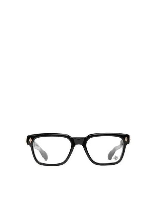 Chrome Hearts PEN 15 Square Frame Glasses BK 18KGP - CHROME HEARTS - BALAAN 1