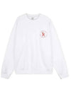 Women's Logo Print Sweatshirt White - SPORTY & RICH - BALAAN 1