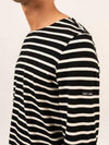 Minquiers Modern Stripe Long Sleeve T-Shirt Noir - SAINT JAMES - BALAAN 5