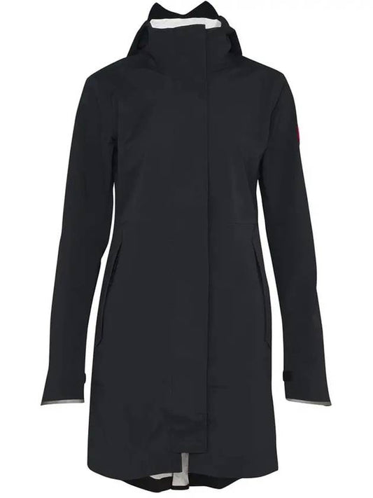 Women's Sarida Raincoat Black - CANADA GOOSE - BALAAN.