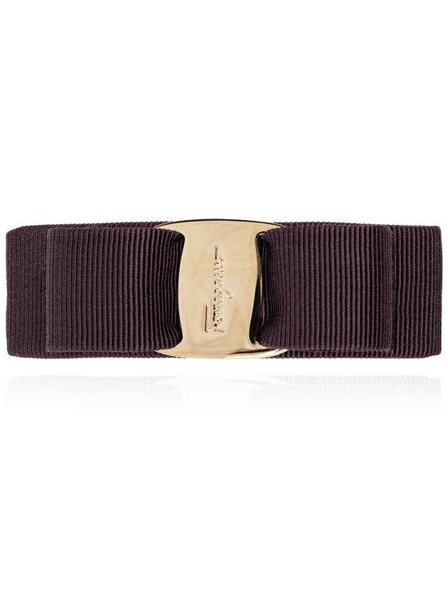 FERRAGAMO Hair Clip, Women's, Purple - SALVATORE FERRAGAMO - BALAAN 1