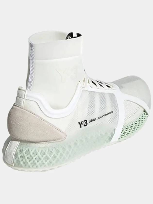 Y 3 Men's Runner 4D IOW Sneakers Core White GZ9142 - Y-3 - BALAAN 4