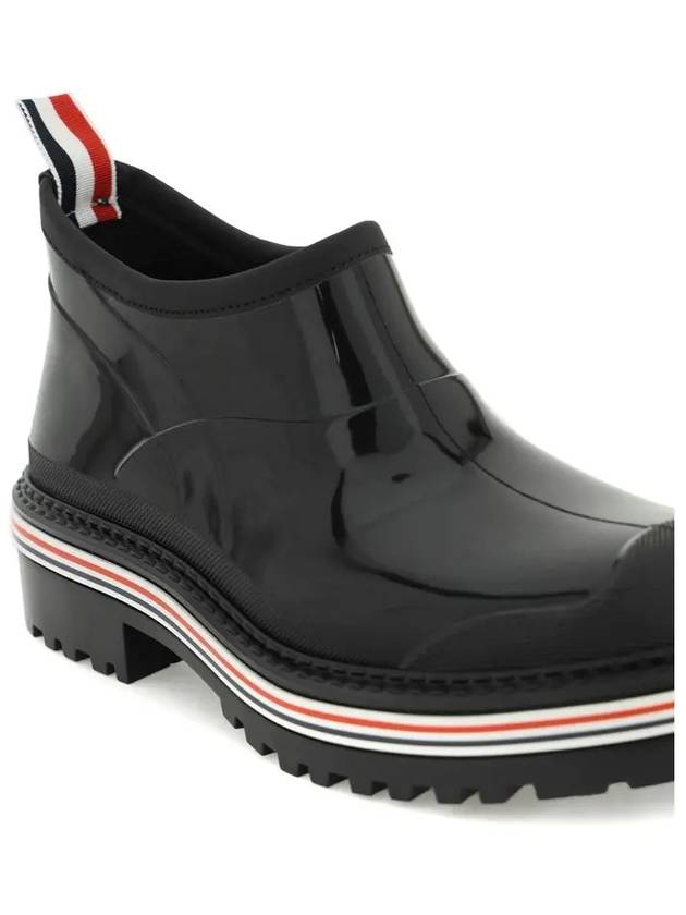 Women's Molded Rubber Garden Middle Boots Black - THOM BROWNE - BALAAN 5