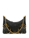 Voyou Boyfriend Leather Shoulder Bag Black - GIVENCHY - BALAAN 1