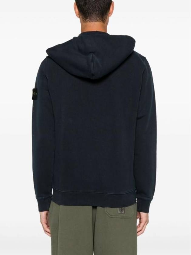 Stone Island Hooded Sweatshirt 811563341 V0120 Blue - STONE ISLAND - BALAAN 4