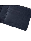 Heart Logo Half Wallet Navy - AMI - BALAAN 9