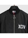 Women's Back Logo Bomber Jacket Black - GCDS - BALAAN 4