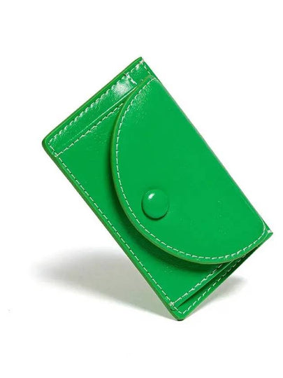 Slim Pocket Mini Coin Transportation Card Wallet Green - LE MASQUE - BALAAN 2