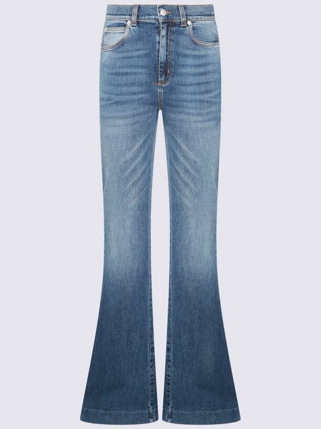 Denim Straight Pants 708762QMABQ4118 MEDIUMWASH - ALEXANDER MCQUEEN - BALAAN 3