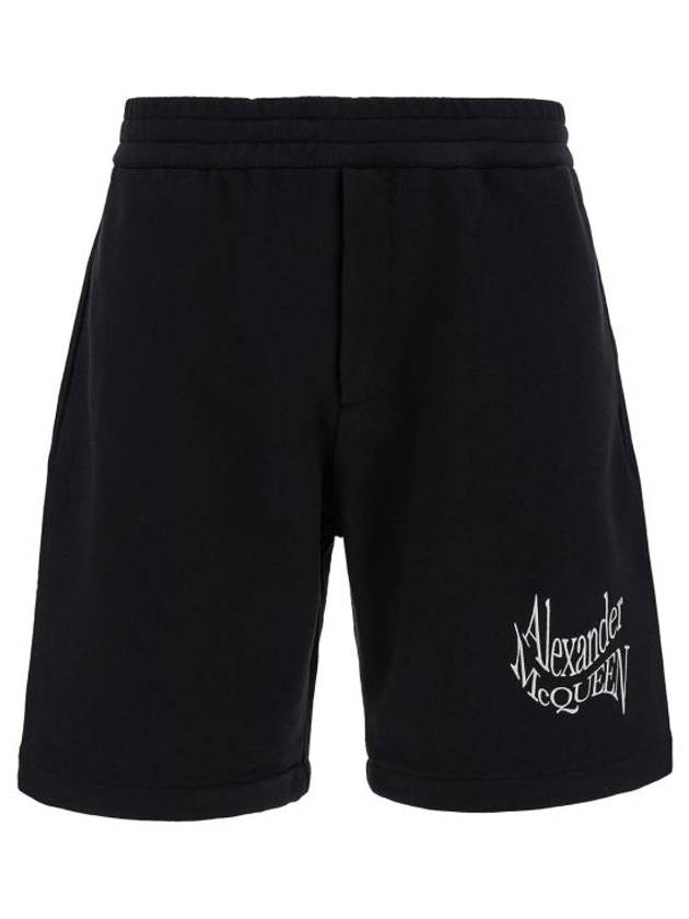 Short Pants 781880QXAAM1000 Black - ALEXANDER MCQUEEN - BALAAN 1