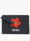 Balk Flower Logo Large Men s Clutch Bag 5PM902 F34 76 - KENZO - BALAAN 1