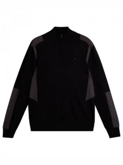 Men's Kendrick Knit Zip-Up Sweater Black - J.LINDEBERG - BALAAN 2