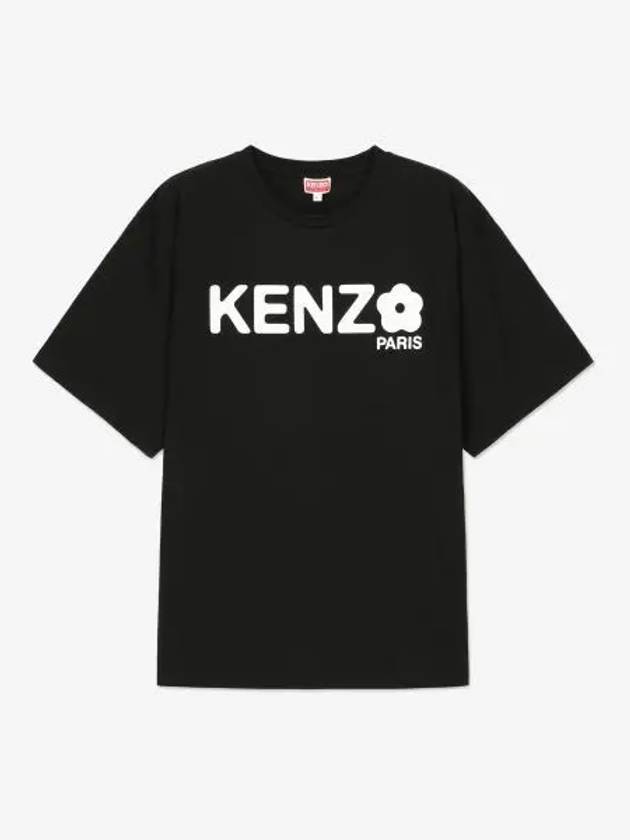 Boke Flower 2.0 Oversized Fit Short Sleeve T-Shirt Black - KENZO - BALAAN 2