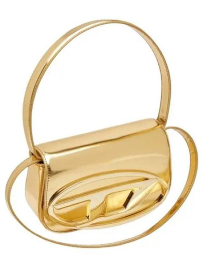 1DR Mirrored Leather Shoulder Bag Gold - DIESEL - BALAAN 2