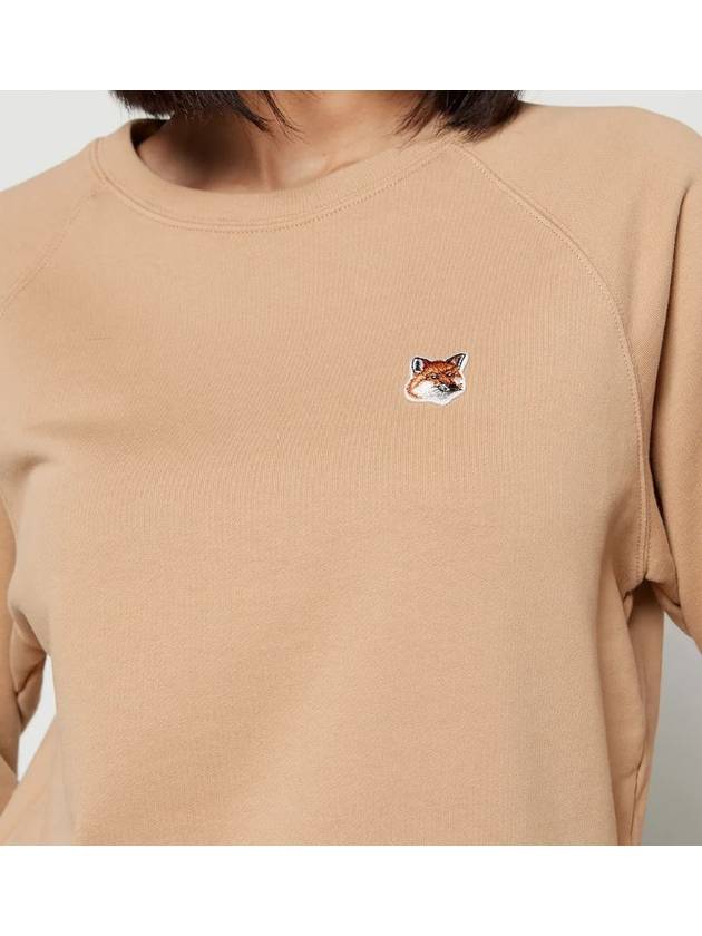 Fox Head Patch Adjusted Sweatshirt Beige - MAISON KITSUNE - BALAAN 4