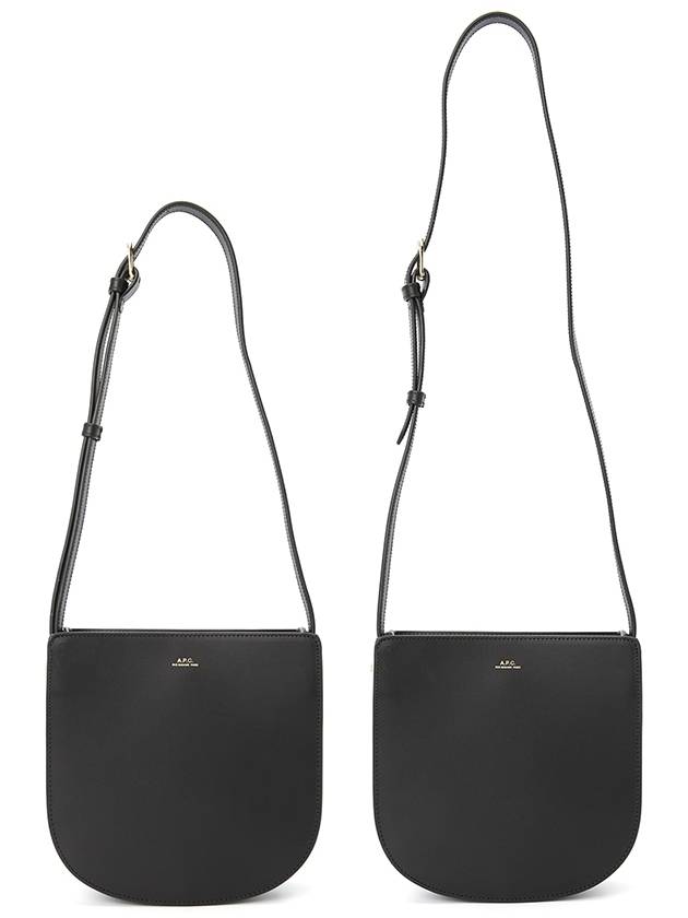 Geneve Smooth Leather New Shoulder Bag Black - A.P.C. - BALAAN 8