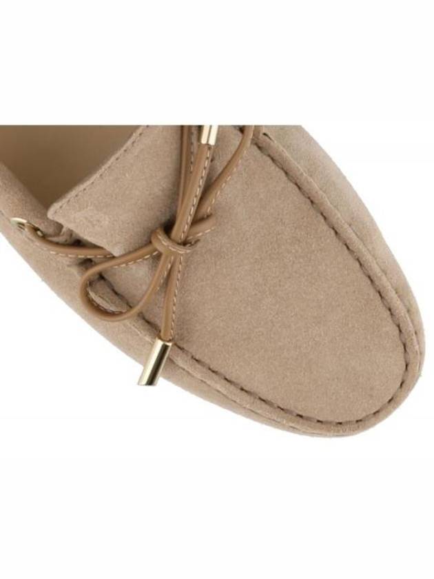 Gommino Suede Driving Shoes Beige - TOD'S - BALAAN 5