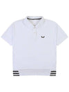 Loose fit poly golf t-shirt WHITE - WHITEBALL - BALAAN 10