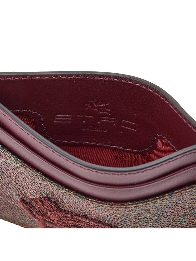 Paisley Card Wallet Brown - ETRO - BALAAN 10