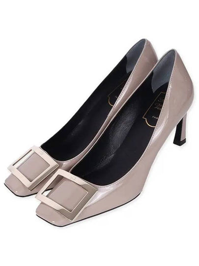 Trompette Metal Buckle Pumps Beige - ROGER VIVIER - BALAAN 2