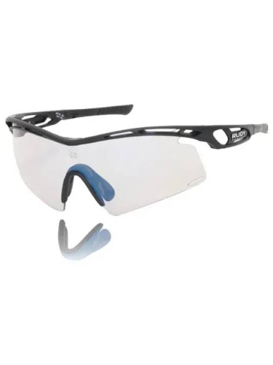 Tralix Black Matte Impact Photochromic Laser Red Glasses Sports Sunglasses - RUDYPROJECT - BALAAN 1