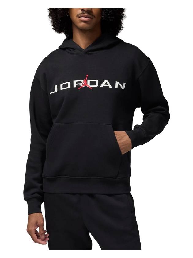 Jordan Essential Fleece Hoodie Black - NIKE - BALAAN 1