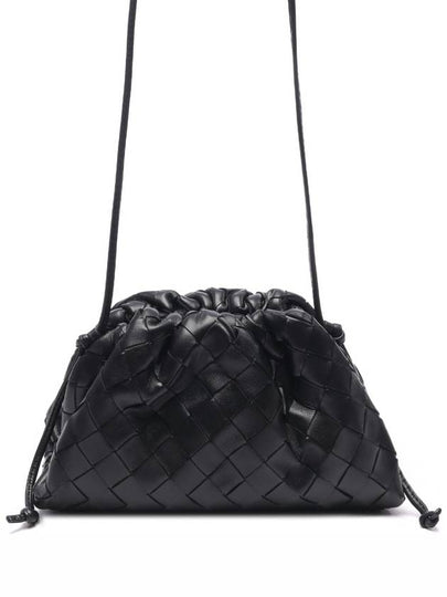 Intrecciato Mini Pouch Bag Black - BOTTEGA VENETA - BALAAN 2